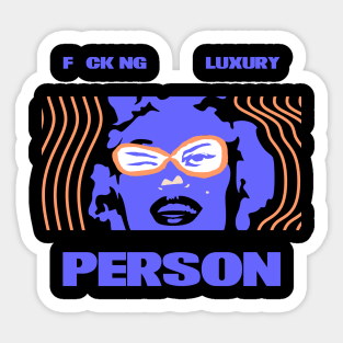 Luxury person Sticker